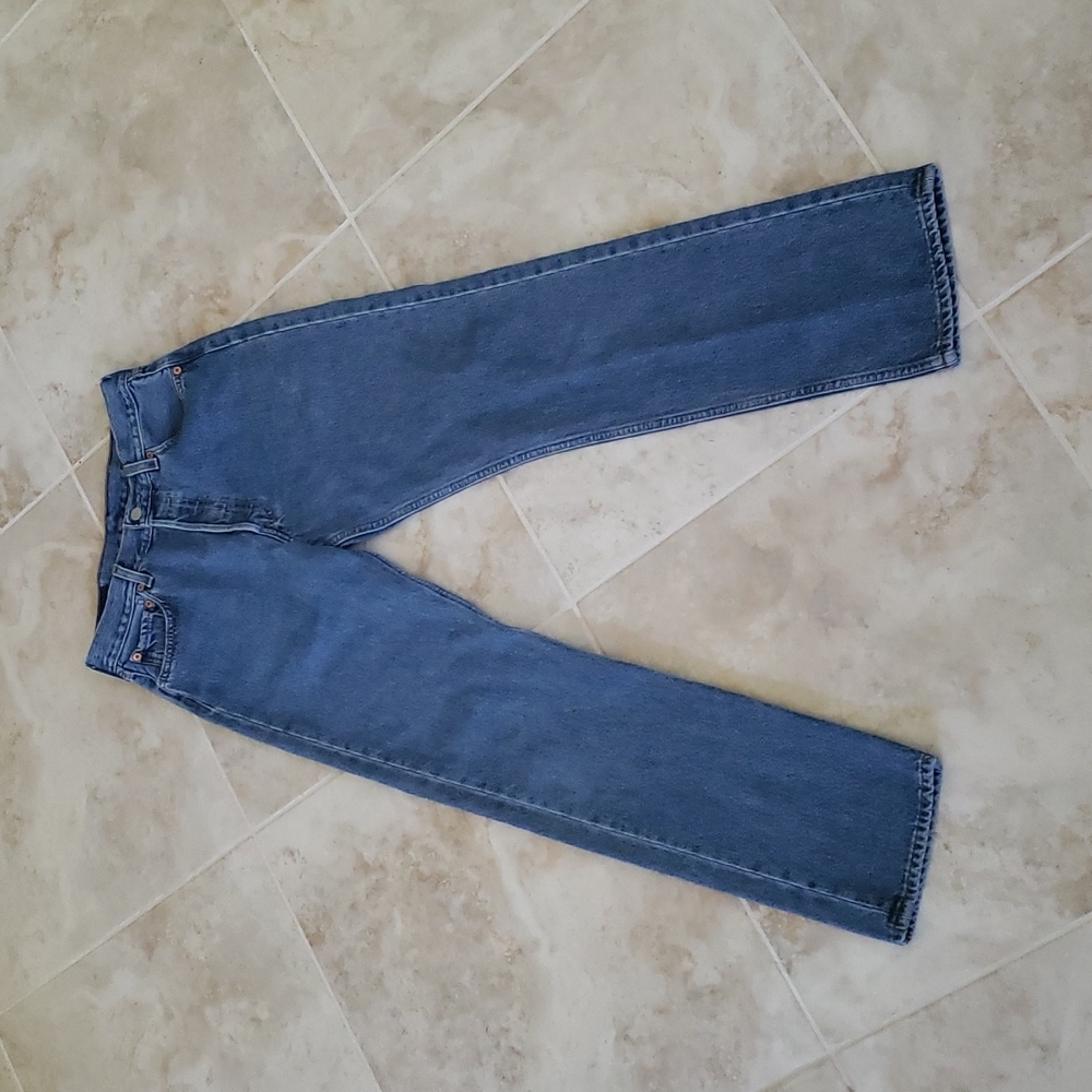 ❤ VINTAGE | 90s Levi's 501 Button Fly Jeans Medium Wash - Picture 5 of 12